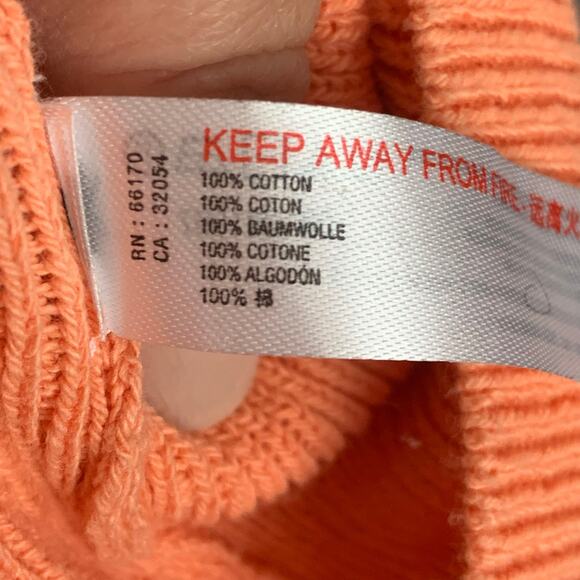 Free People Beach Bailey Maxi Dress Womens Large Orange Knit Sweater NWT - Picture 8 of 8